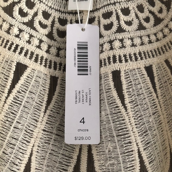 🎀Host Pick🎀 Chico’s Fringe Cardigan - Picture 2 of 3